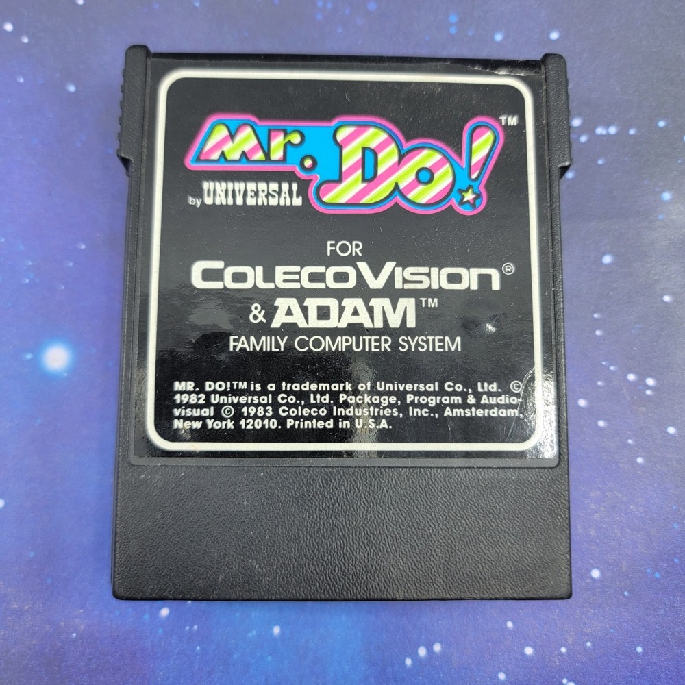 Mr. Do! (Coleco Vision) Video Game Cartridge